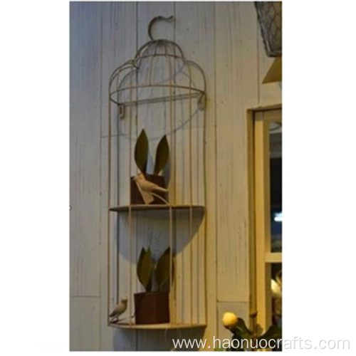 Wall Hanging Living Room Decorative Flower Rack Pigeon